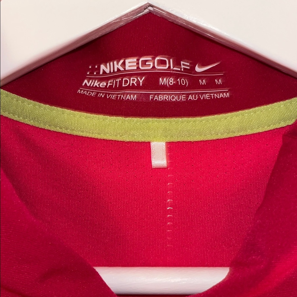 Women's Nike Golf Sleeveless Red Top, Size Medium - Picture 2 of 4